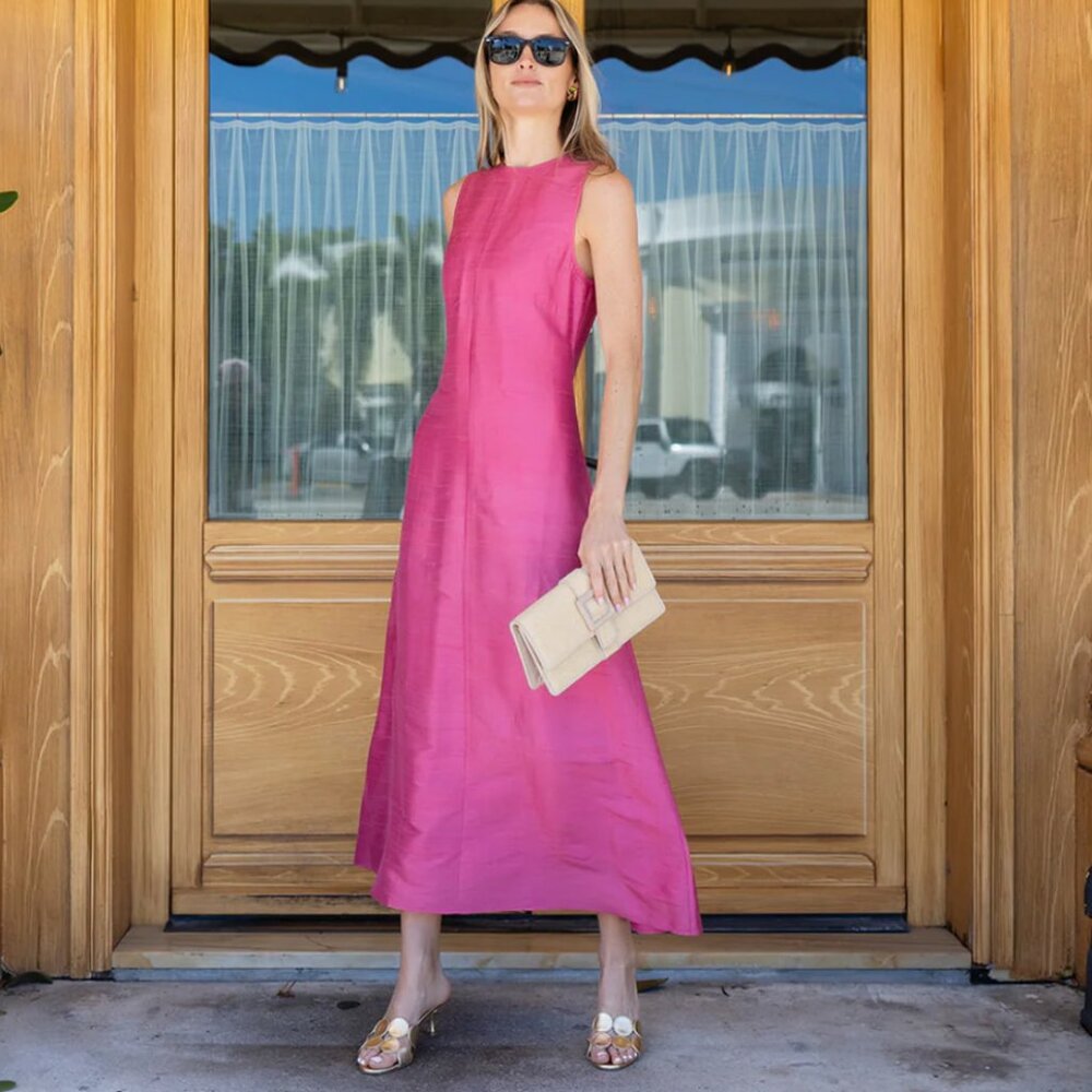Julia Amory Jane Dress - French Rose - Picture 2 of 3